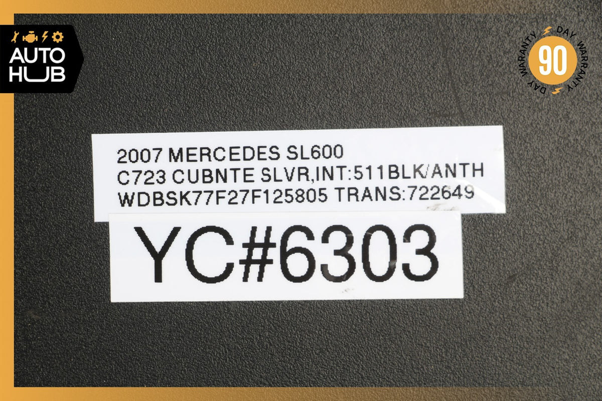 07-12 Mercedes R230 SL600 M275 Air Intake Cleaner Box Left Side 2750902001 OEM - photo 11