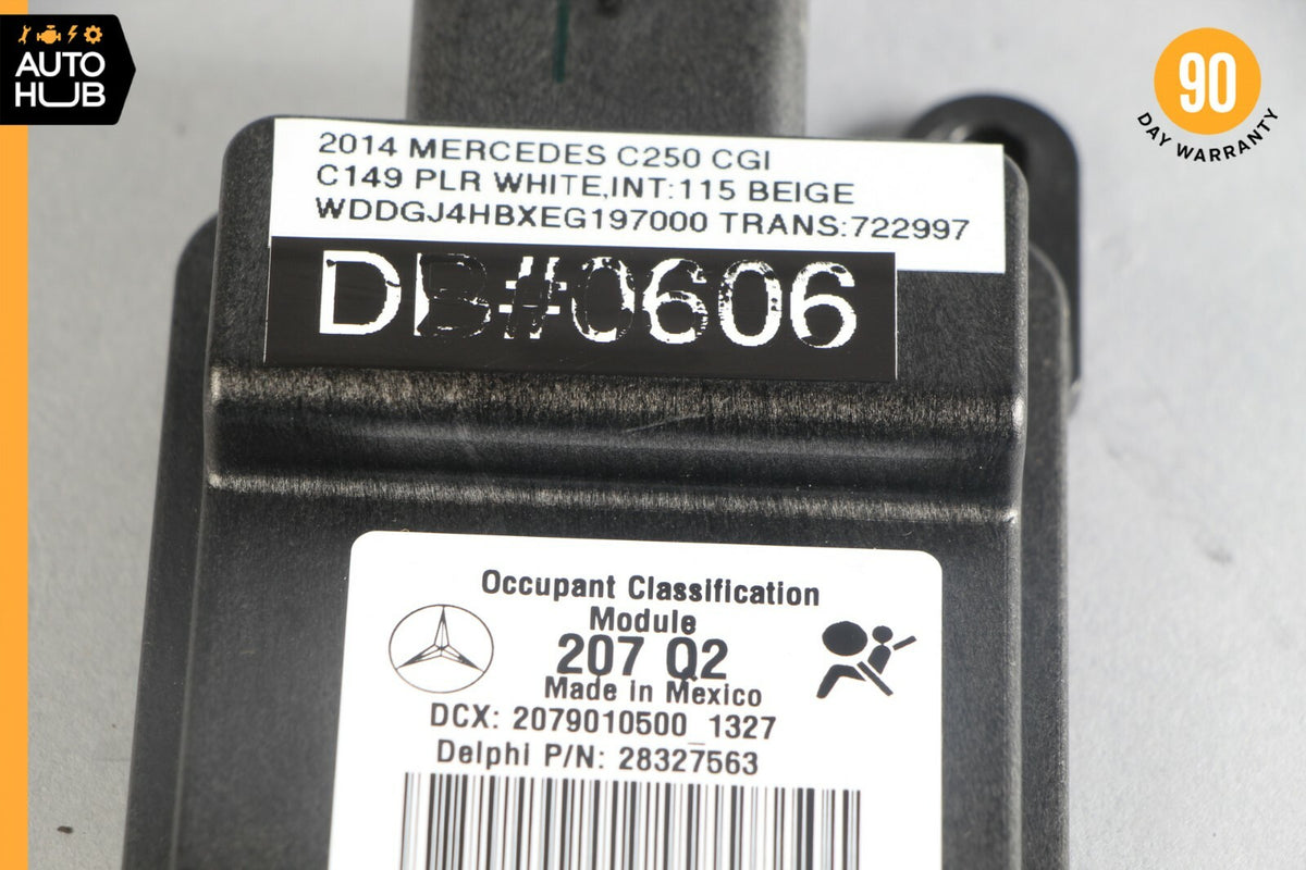 12-14 Mercedes W204 C250 C300 Seat Occupancy Sensor Mat SRS Module OEM - photo 6