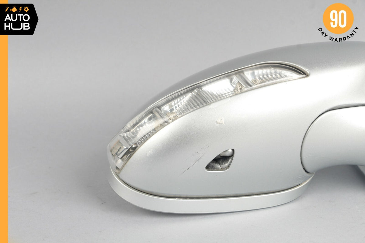 06-08 Mercedes W219 CLS500 CLS550 Side Rear View Door Mirror Right Silver OEM - photo 9