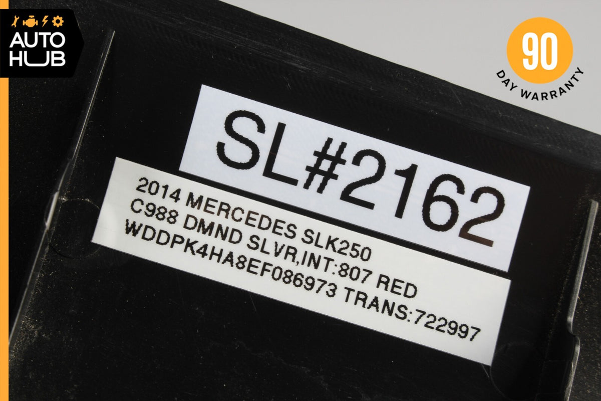 12-20 Mercedes R172 SLK250 SLC300 SLK55 Rear Window Headliner Trim Black OEM 75k - photo 12