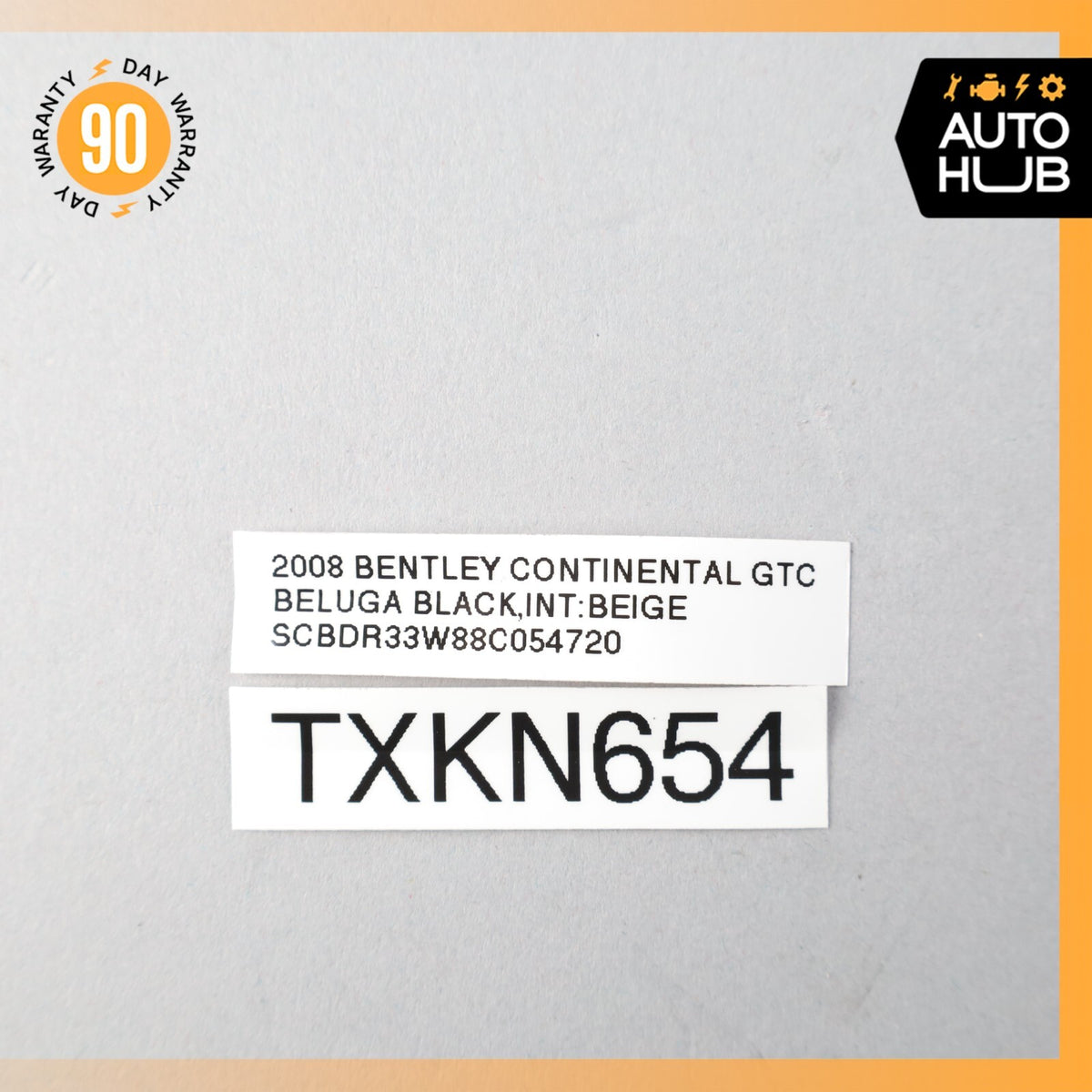 03-12 Bentley Continental GTC Flying Spur 6.0L W12 Engine Knock Sensor OEM 63k - photo 8