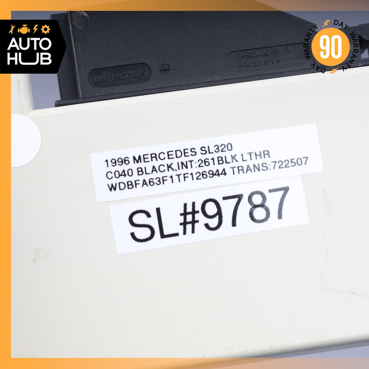 94-02 Mercedes R129 SL320 SL500 Anti Theft Key Alarm Control Module OEM 78k - photo 7