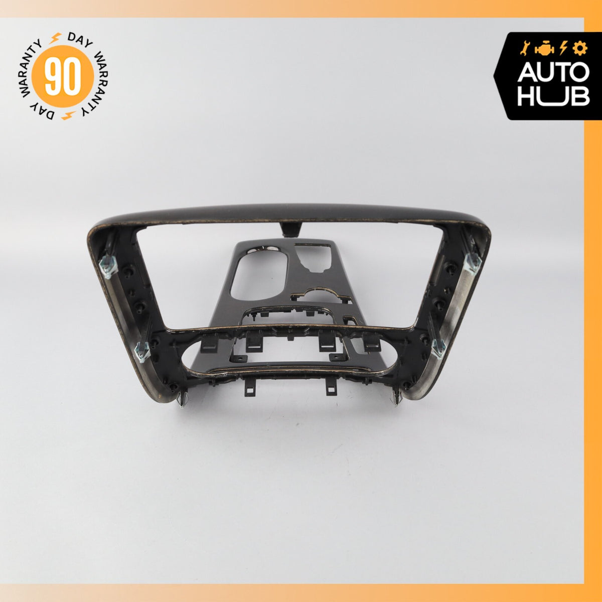 12-16 Mercedes R172 SLK250 Center Console Trim Bezel Black Ash Wood OEM 40k - photo 4