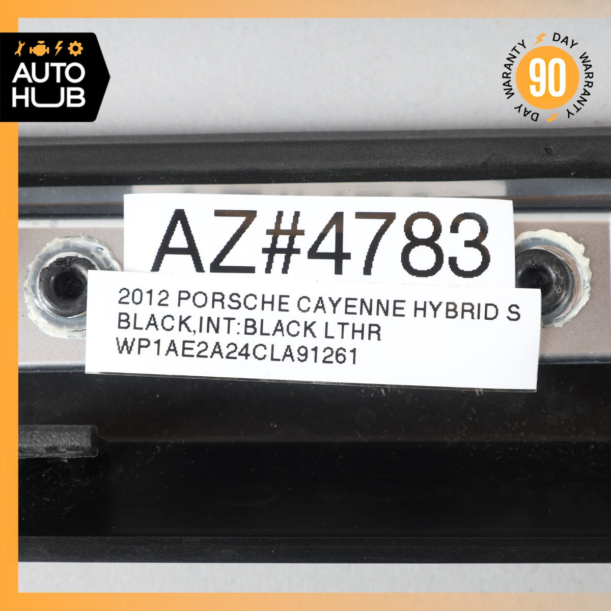 11-18 Porsche Cayenne 958 Hybrid S Right Side Dashboard Panel Trim Black OEM - photo 13