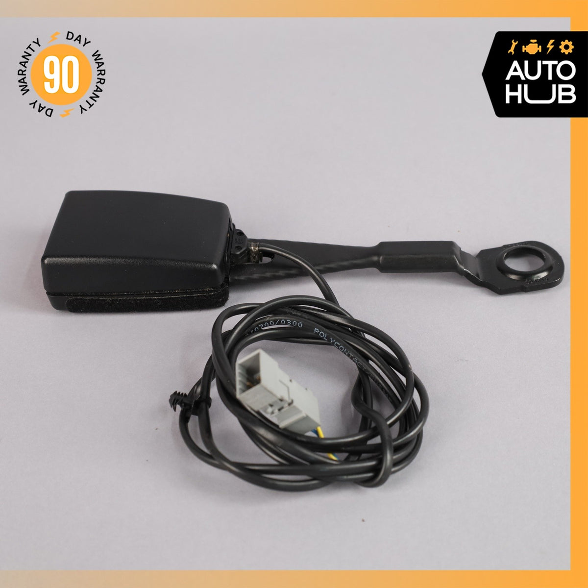 Porsche Panamera 970 Front Left Driver Side Seat Belt Buckle Black OEM - photo 2