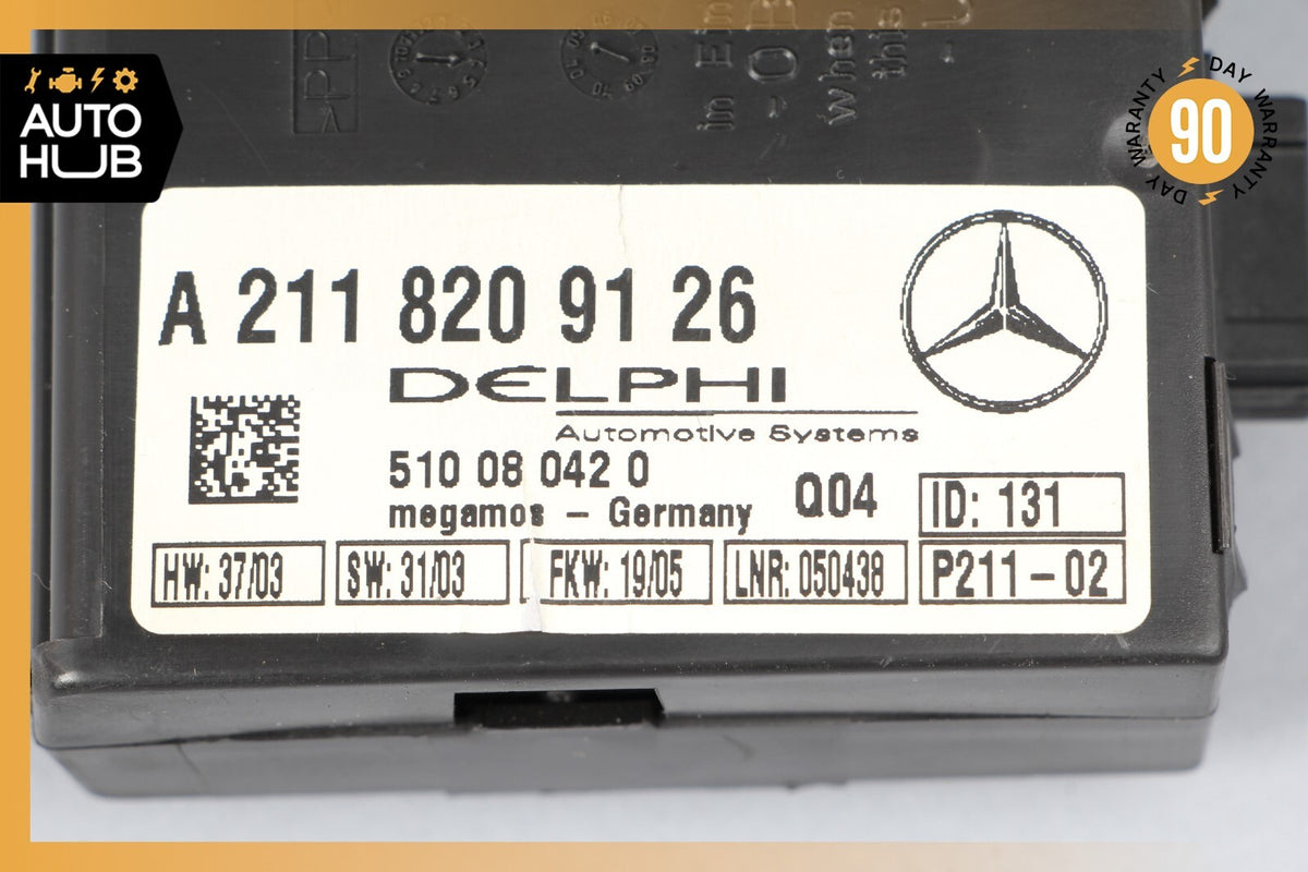 Mercedes R171 SLK280 SL500 S430 E320 Anti Theft Alarm Module 2118209126 OEM - photo 10