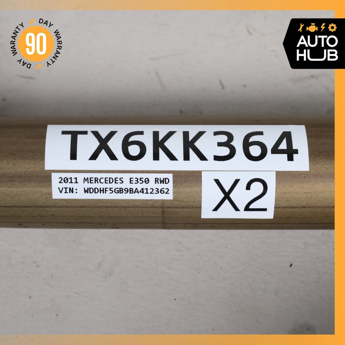 Mercedes W212 E350 RWD Engine Exhaust Downpipe Set OEM 70k - photo 21