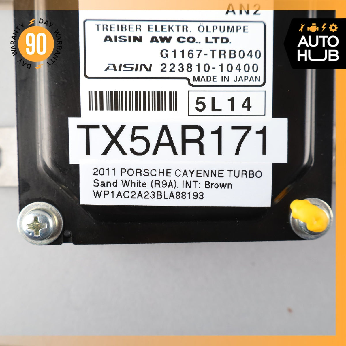 2011 Porsche Cayenne 958 Turbo Engine Oil Pump Control Module Unit OEM - photo 8