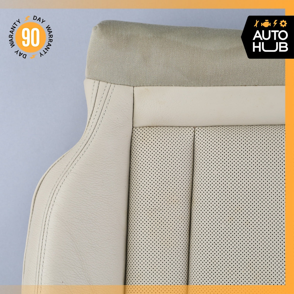 Audi 4M Q7 Front Right Passenger Side Lower Bottom Seat Cushion Beige OEM 87k - photo 3
