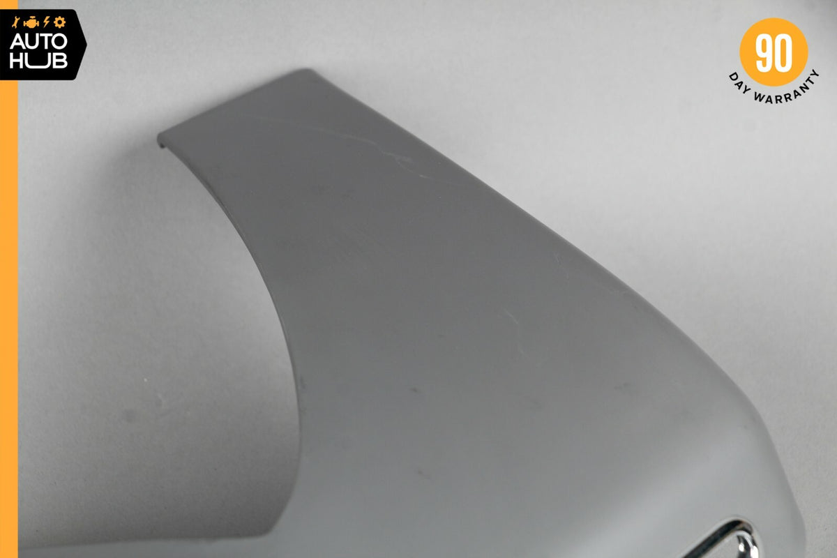 07-09 Mercedes W216 CL550 CL600 Rear Right Side Seat Belt Trim Cover Gray OEM - photo 4