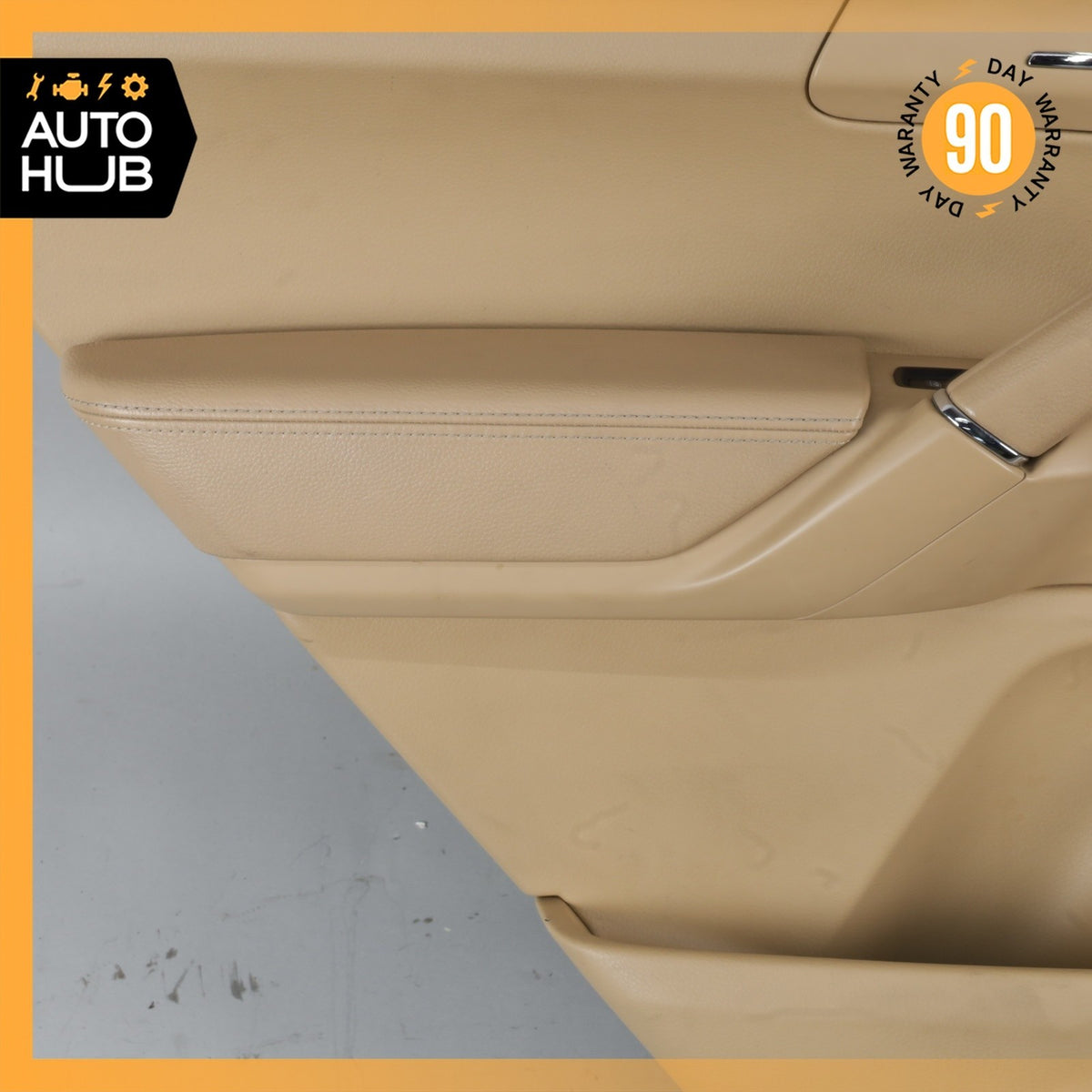 11-18 Porsche Cayenne 958 Rear Left Side Interior Door Panel Beige OEM - photo 5