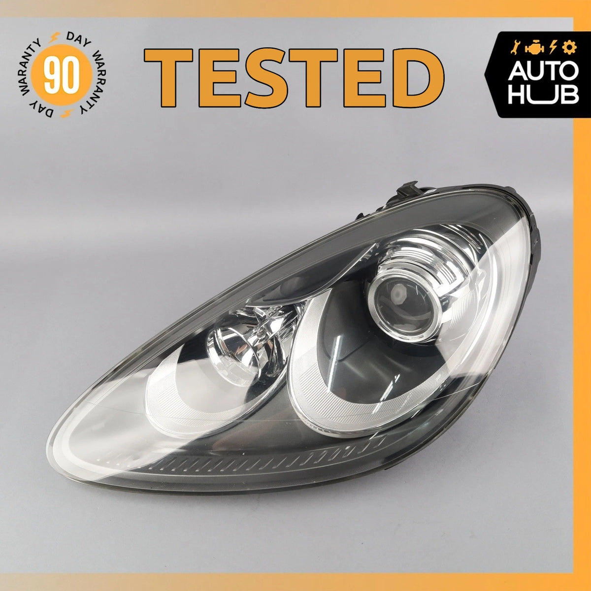 11-14 Porsche Cayenne 958 Left Driver Side Headlight Lamp Halogen OEM - photo 1