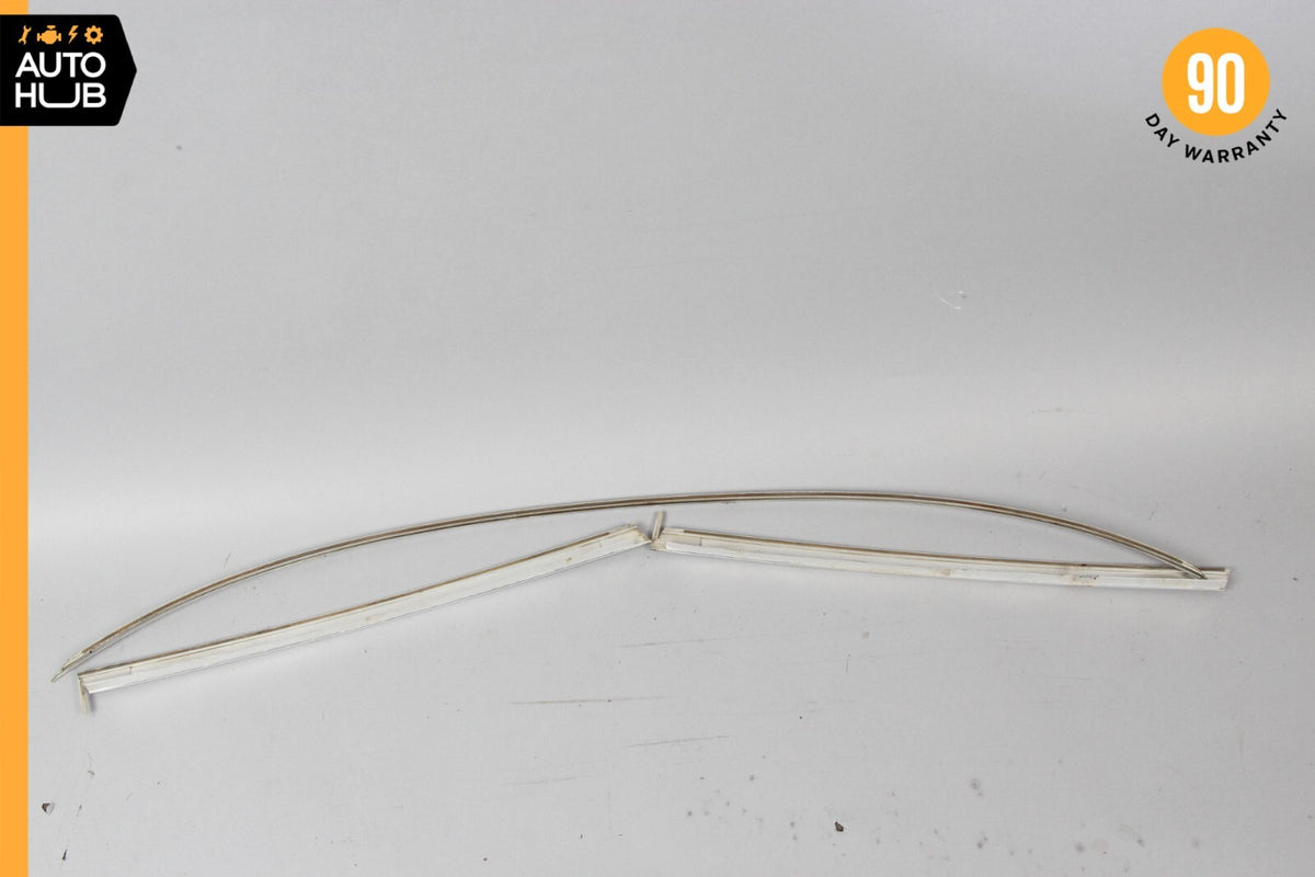 Mercedes R107 450SL 380SL Convertible Front Windshield Molding Trim Set OEM 86k - photo 7