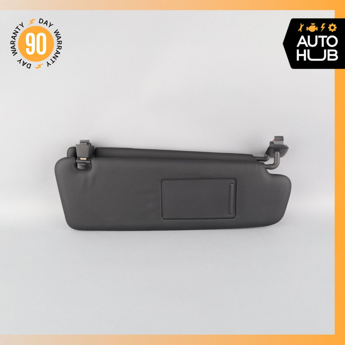 15-18 Porsche Cayenne 958 Sun Visor Sunvisor Front Right Black 7P5857552P OEM - photo 8