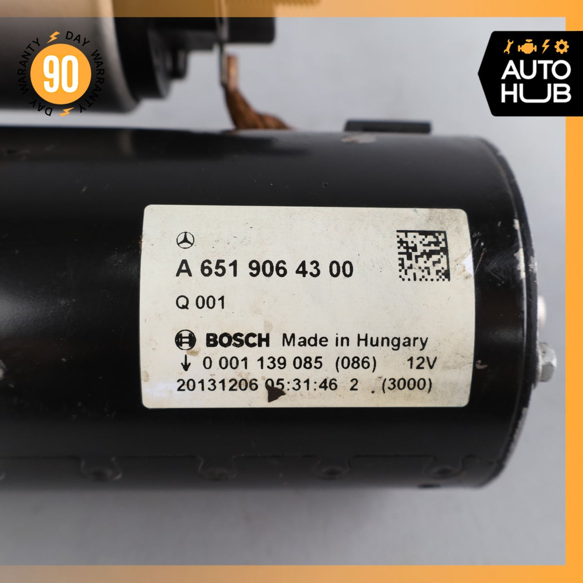 Mercedes W212 E250 Bluetec Engine Motor Starter 6519064300 OEM - photo 11