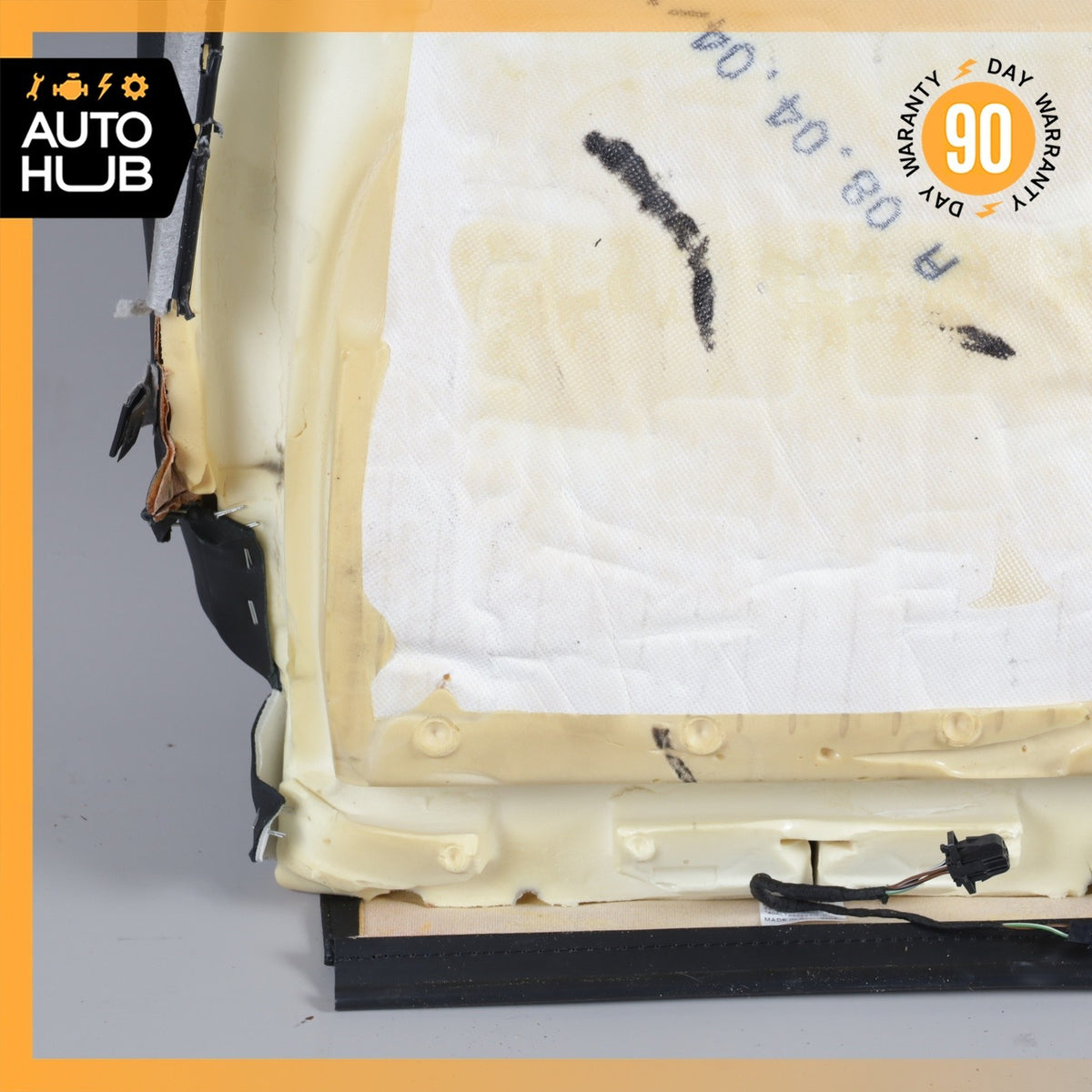 03-04 Porsche Cayenne 955 Front Right Side Seat Lower Cushion Black OEM - photo 12