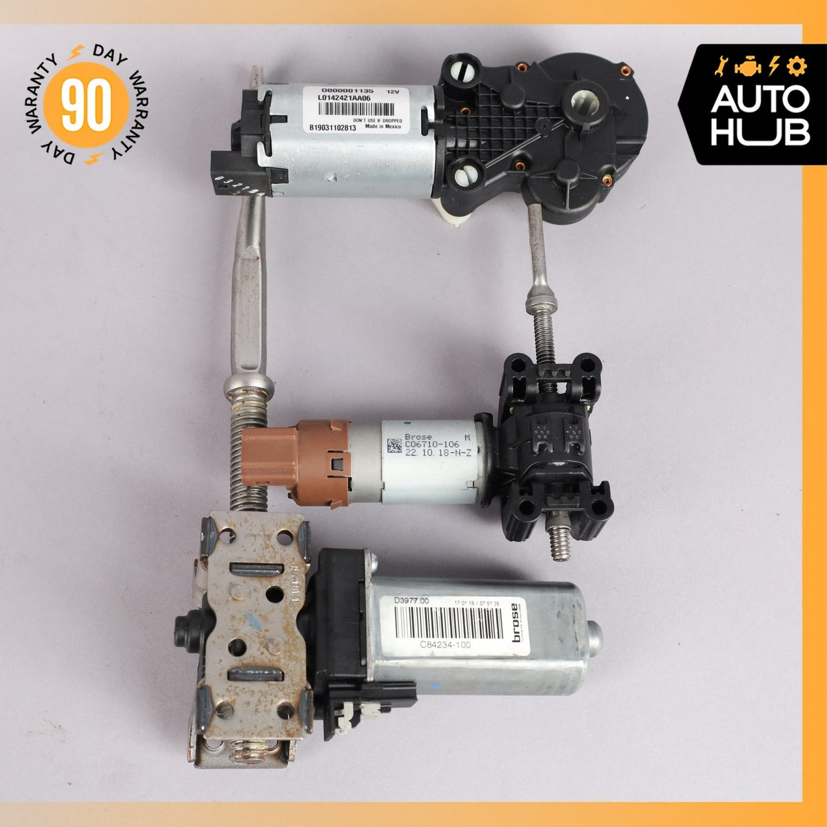 Jaguar X152 F-Type Left Driver Seat Adjustment Motor Set OEM - photo 13