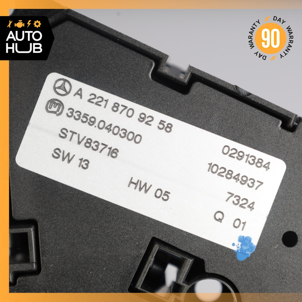 07-14 Mercedes W221 S63 S550 Front Left Driver Seat Control Memory Switch OEM - photo 10