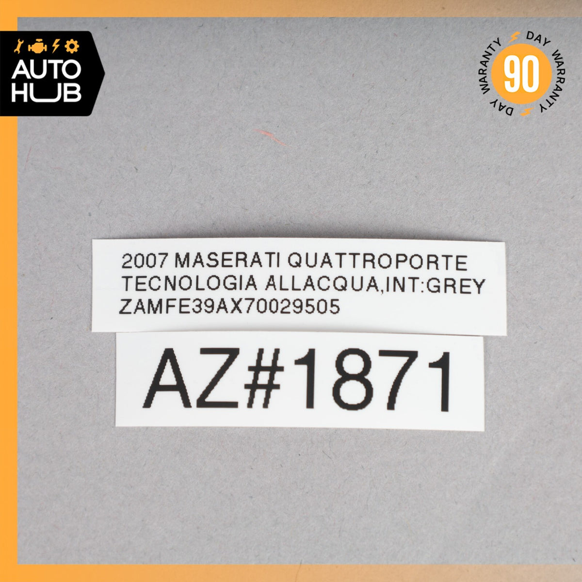 03-13 Maserati Quattroporte S GT S M139 Airbag Crash Impact Sensor SRS OEM - photo 6
