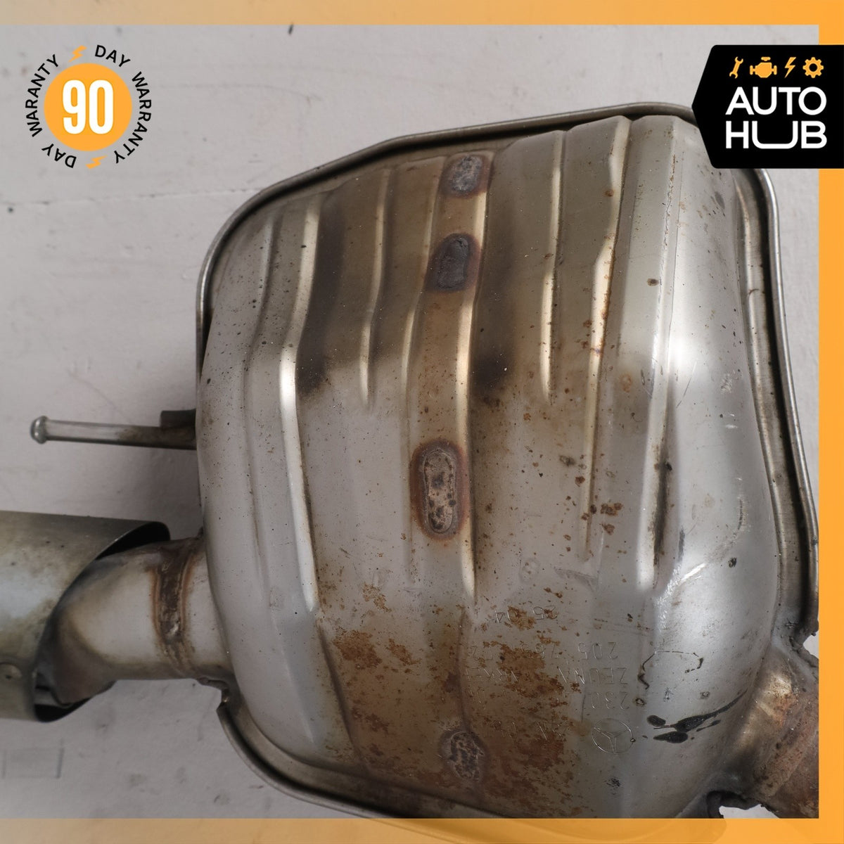 03-06 Mercedes R230 SL500 Left & Right Exhaust Muffler Mufflers Tips Set OEM - photo 16