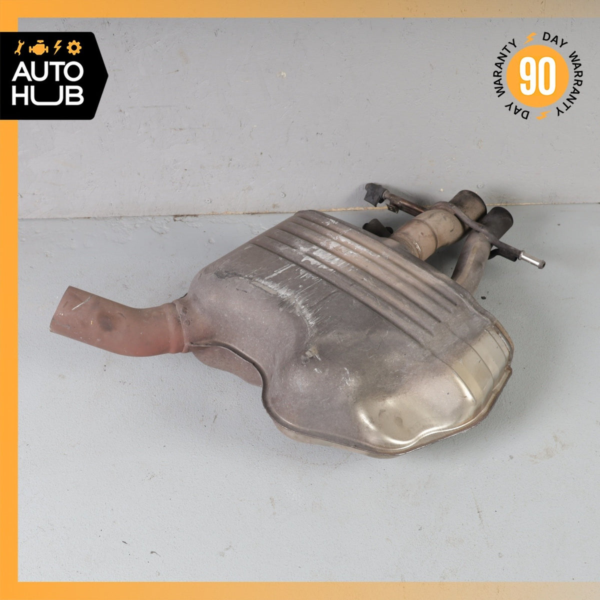 14-17 Mercedes W222 S63 AMG Sedan Exhaust Muffler Left Driver Side OEM 77k - photo 10