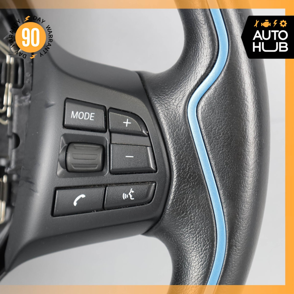 14-21 BMW i3 I01 Hybrid Steering Wheel Black 6870159 OEM - photo 8