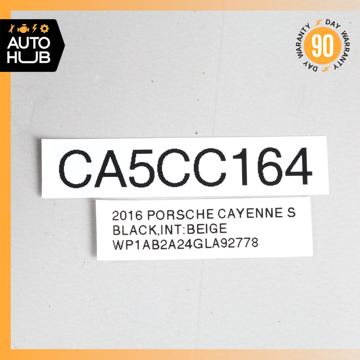 11-18 Porsche Cayenne Center Console Bezel Trim Beige 7P5864089 OEM - photo 16