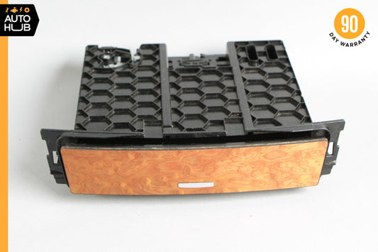 06-12 Mercedes X164 GL450 ML63 Center Console Tray Storage Compartment Wood OEM - photo 1