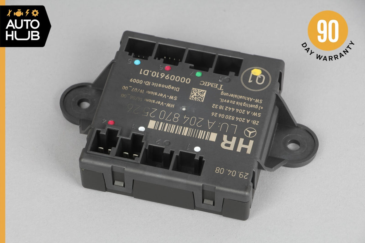 08-18 Mercedes W204 C300 GLK350 C250 Rear Right Side Door Control Module OEM - photo 4