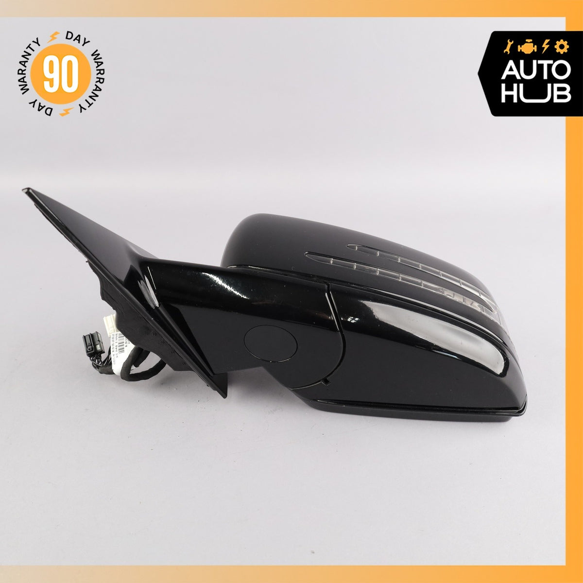 10-17 Mercedes W207 E400 E550 Left Side Rear View Door Mirror Black OEM - photo 11