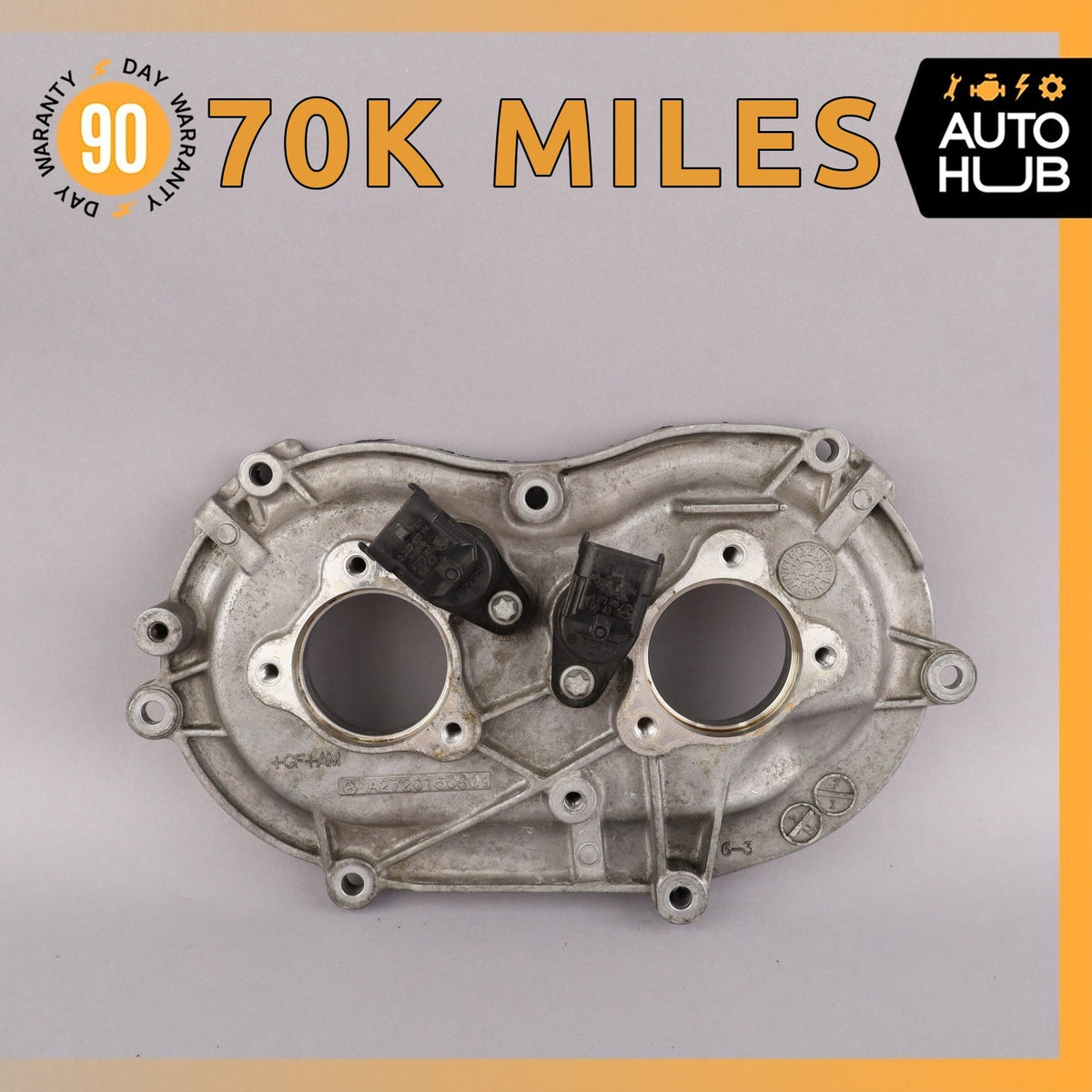 Mercedes W204 C300 S550 E350 Front Right Engine Timing Chain Cover Plate OEM - photo 1