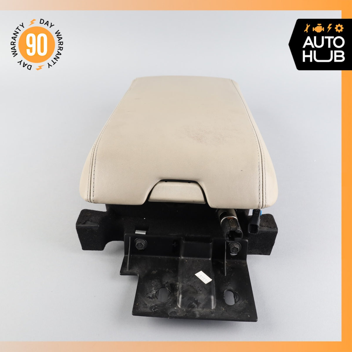 04-06 Cadillac XLR Center Console Arm Rest Armrest Storage Beige OEM - photo 7
