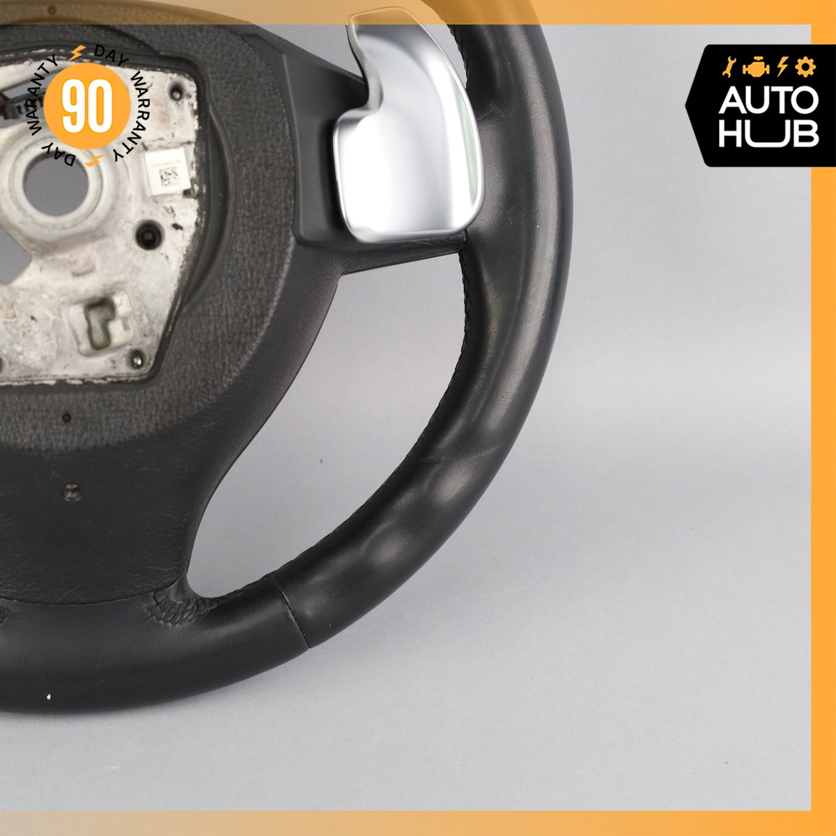 14-19 BMW F10 528i 650i Sport Leather Heated Steering Wheel 32306867286 OEM - photo 16