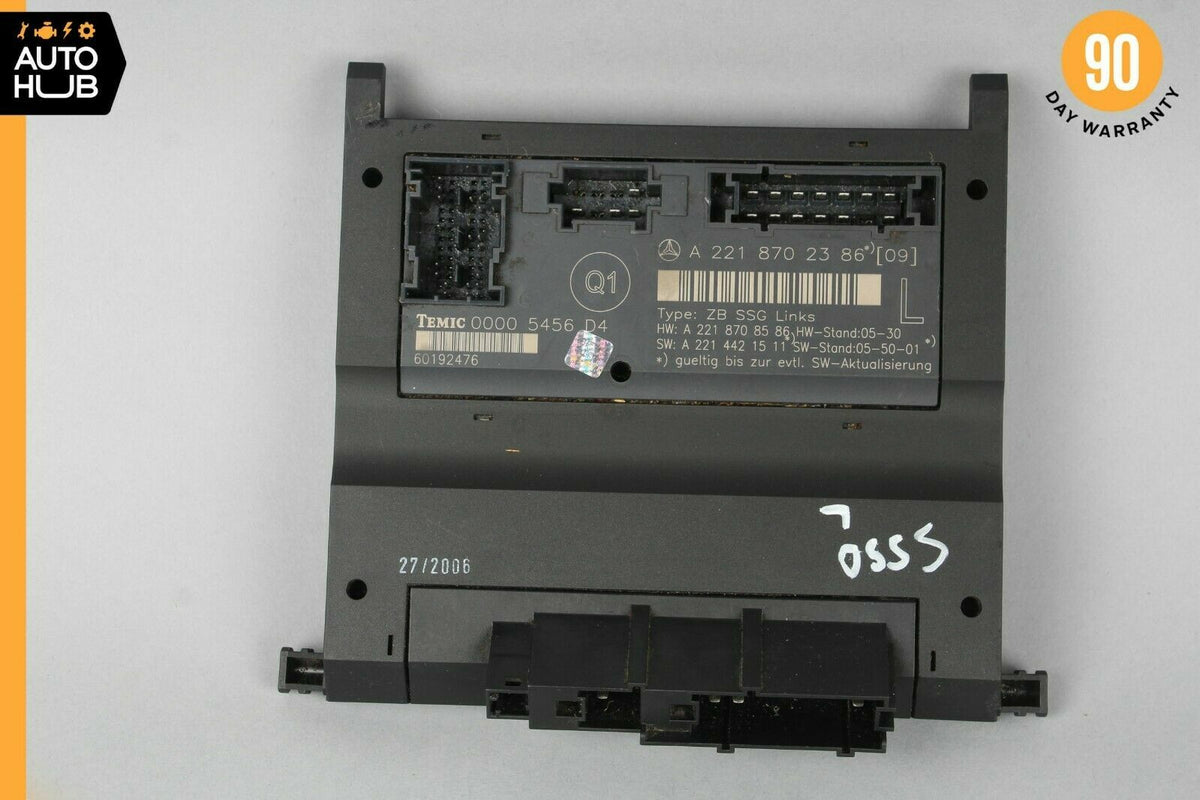 07-13 Mercedes W221 S550 S400 Front Left Driver Side Under Seat Control Unit OEM - photo 5