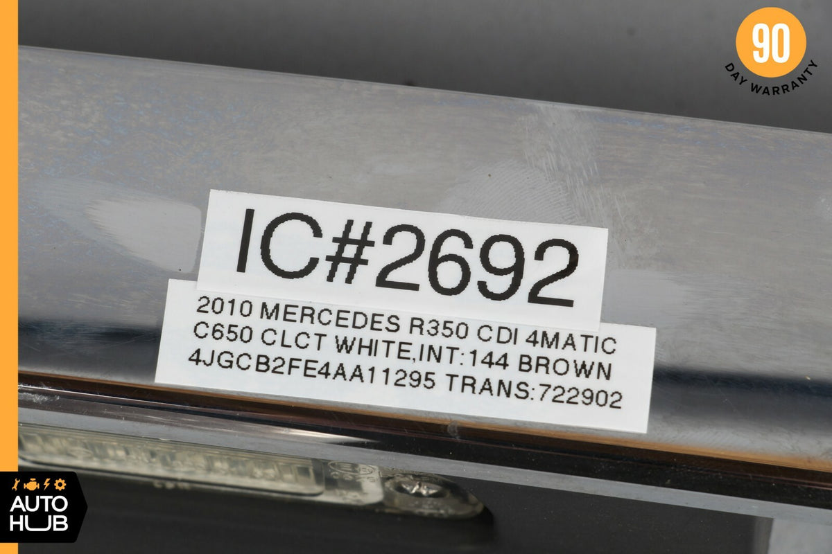 06-13 Mercedes W251 R350 R500 Rear Trunk Tailgate Handle Trim Cover Chrome OEM - photo 12