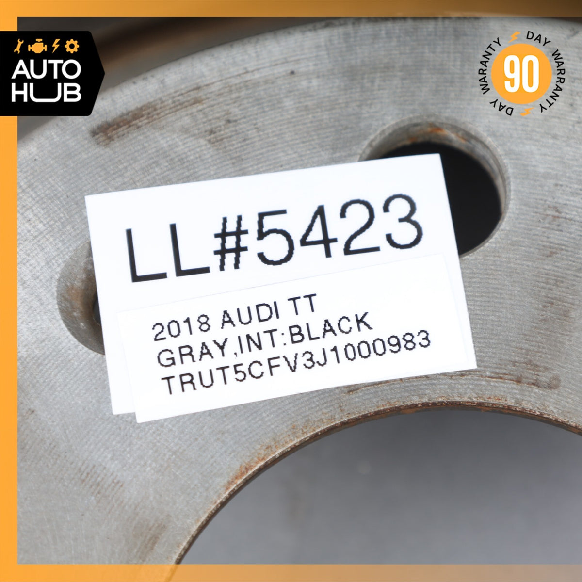 Audi TT Rear Brake Rotors Disc Left and Right Set OEM 54k - photo 17