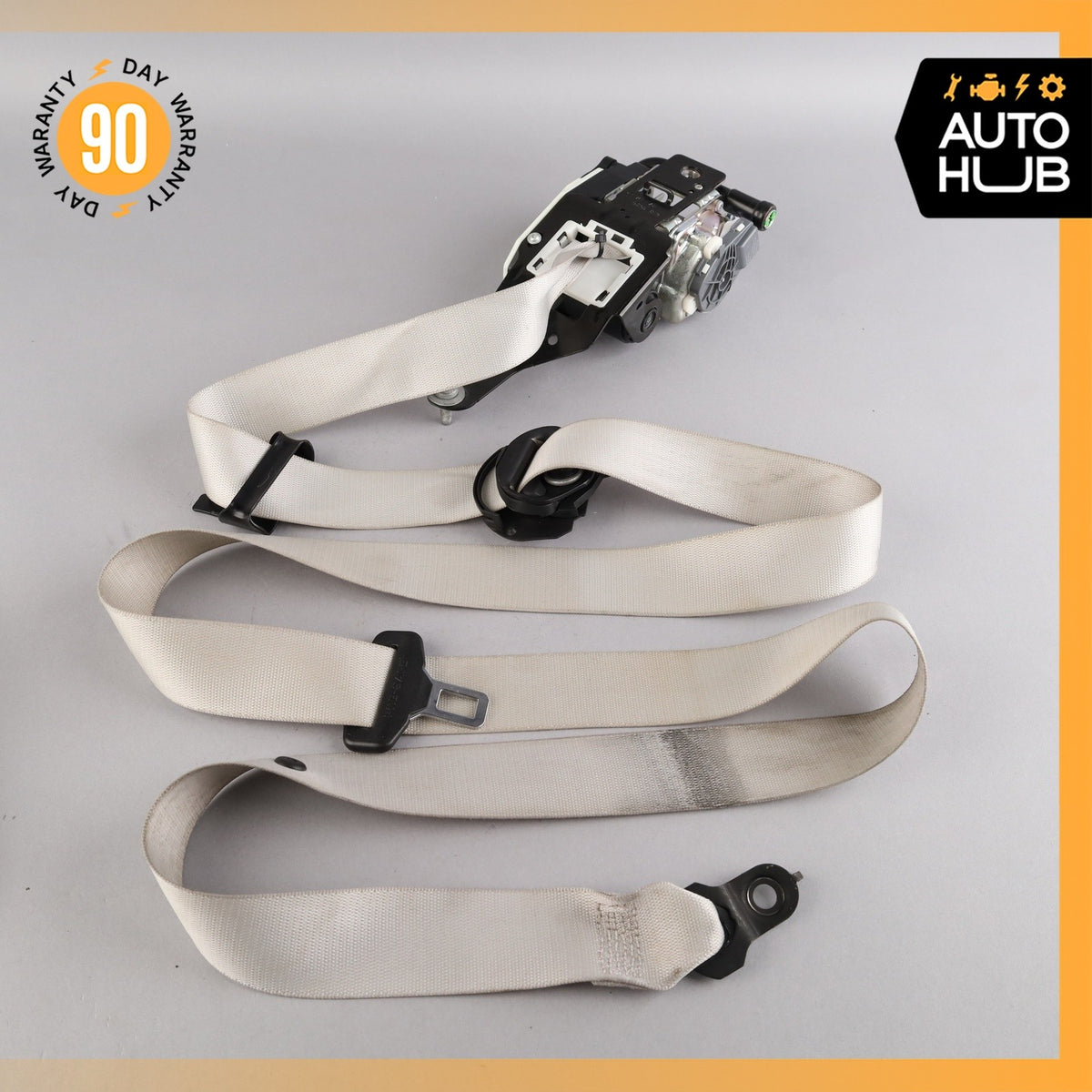 10-13 Mercedes W212 E350 E400 Seat Belt Front Left Driver Side Gray OEM - photo 1