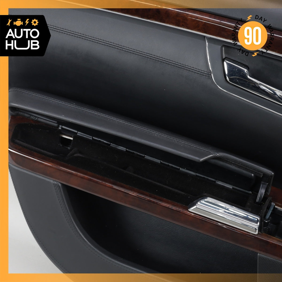 07-09 Mercedes W221 S600 Front Left Driver Side Door Panel Exclusive Black OEM - photo 10
