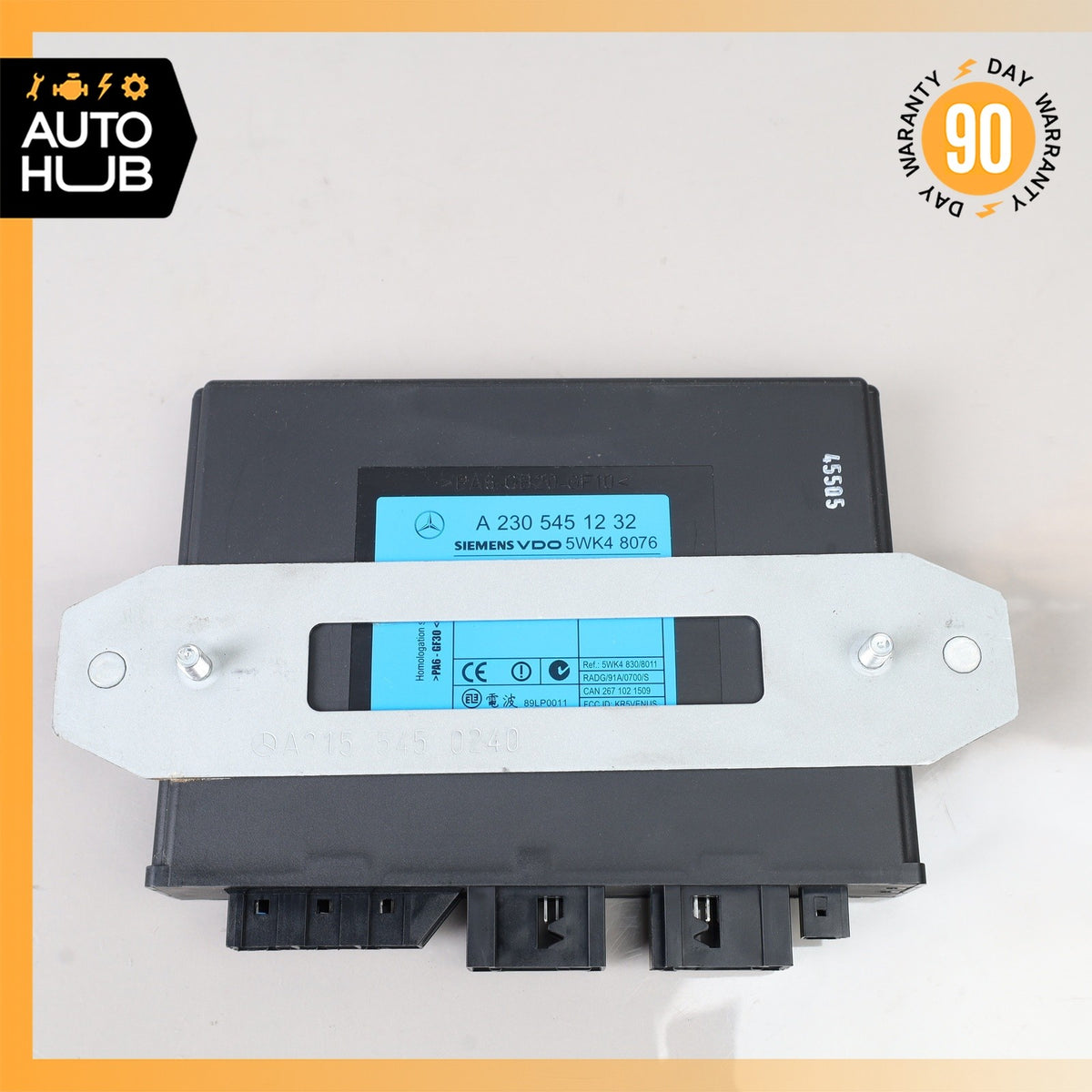 03-06 Mercedes W215 CL500 SL500 S55 CL55 AMG Keyless Go Entry Control Module OEM - photo 7