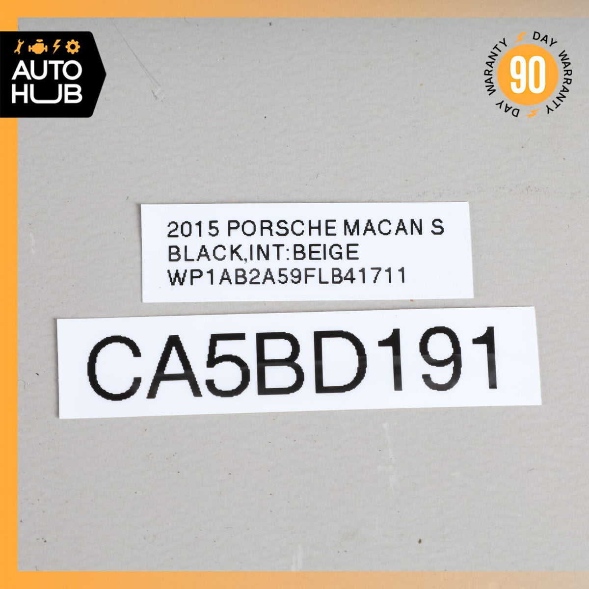 2015 Porsche Macan S 95B Right Side Dashboard Trim Cover Panel OEM - photo 12