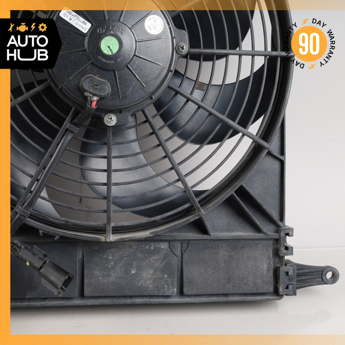 05-07 Maserati Quattroporte M139 Radiator Cooling Fan Motor 022760 OEM  84k - photo 10