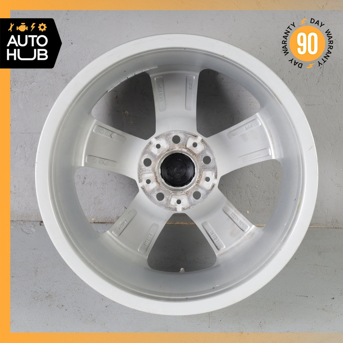 BMW E60 528i 535i 550i 8 x 18 18" Style 246 Wheel Rim Silver 6777349 OEM - photo 9
