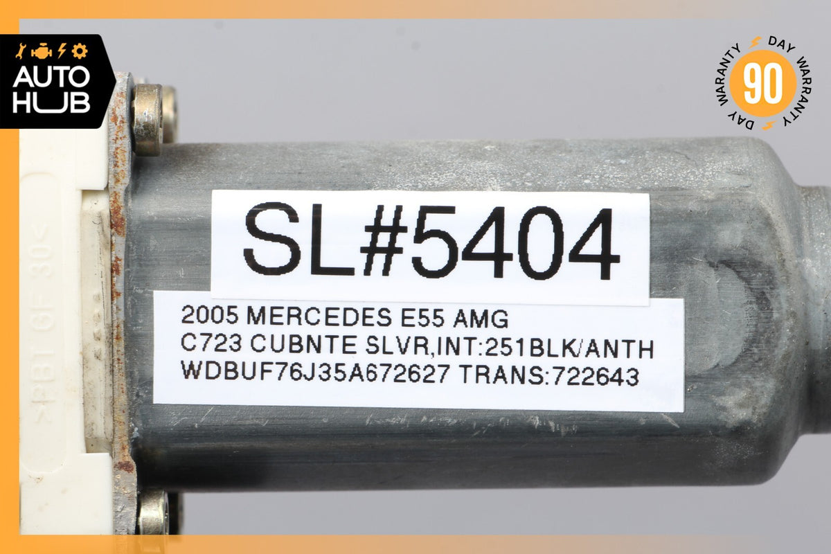 03-09 Mercedes W211 E55 AMG E350 E550 Rear Right Side Window Regulator Motor OEM - photo 12
