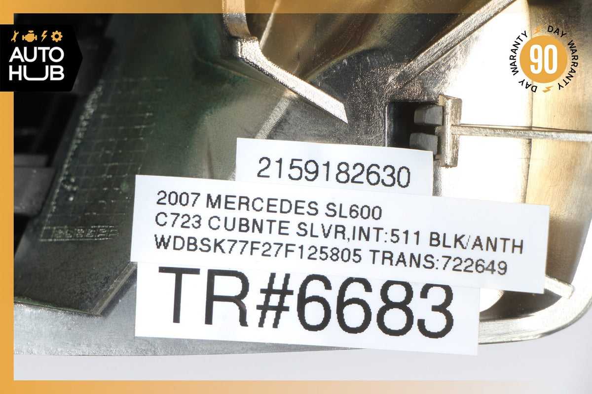 03-12 Mercedes R230 SL600 SL500 SL55 AMG Right Seat Backrest Recline Switch OEM - photo 12