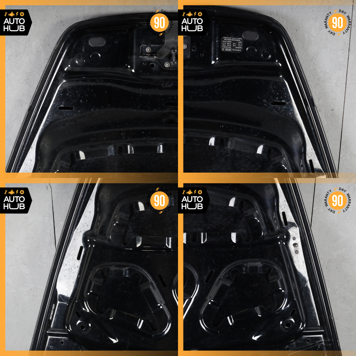 11-14 Porsche Cayenne 958 GTS Hood Panel Assembly Black OEM - photo 18