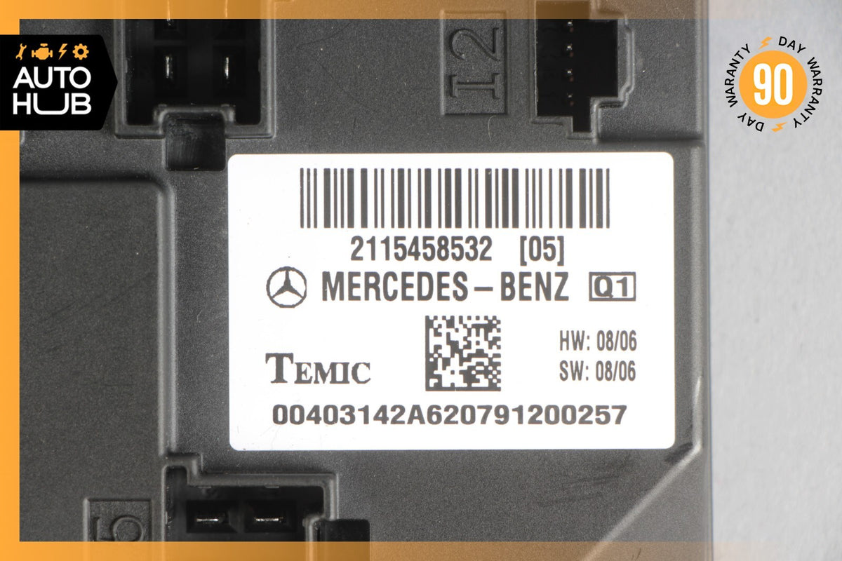 03-11 Mercedes W211 E63 AMG E350 CLS500 Body Control Module BCM 2115458532 OEM - photo 8