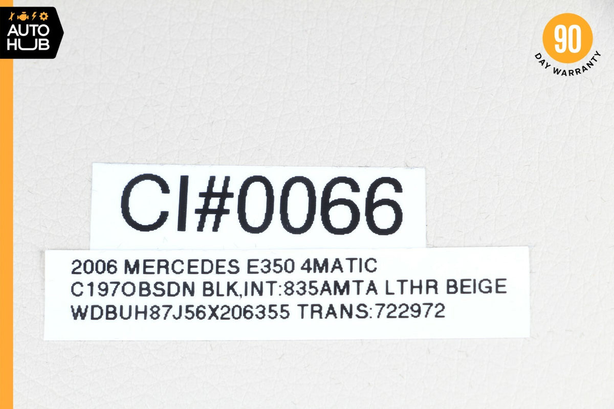 03-06 Mercedes W211 E350 E500 Dashboard Glove Box Storage Compartment w/ Key OEM - photo 12