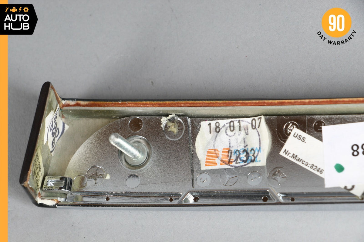 03-09 Mercedes W211 E350 E550 E55 AMG Dashboard Dash Left Molding Trim Wood OEM - photo 8