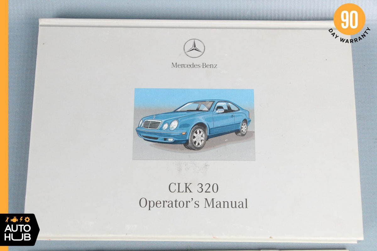 2000 Mercedes-Benz W208 CLK320 Operator's Owner's Manual Book Assembly OEM - photo 4