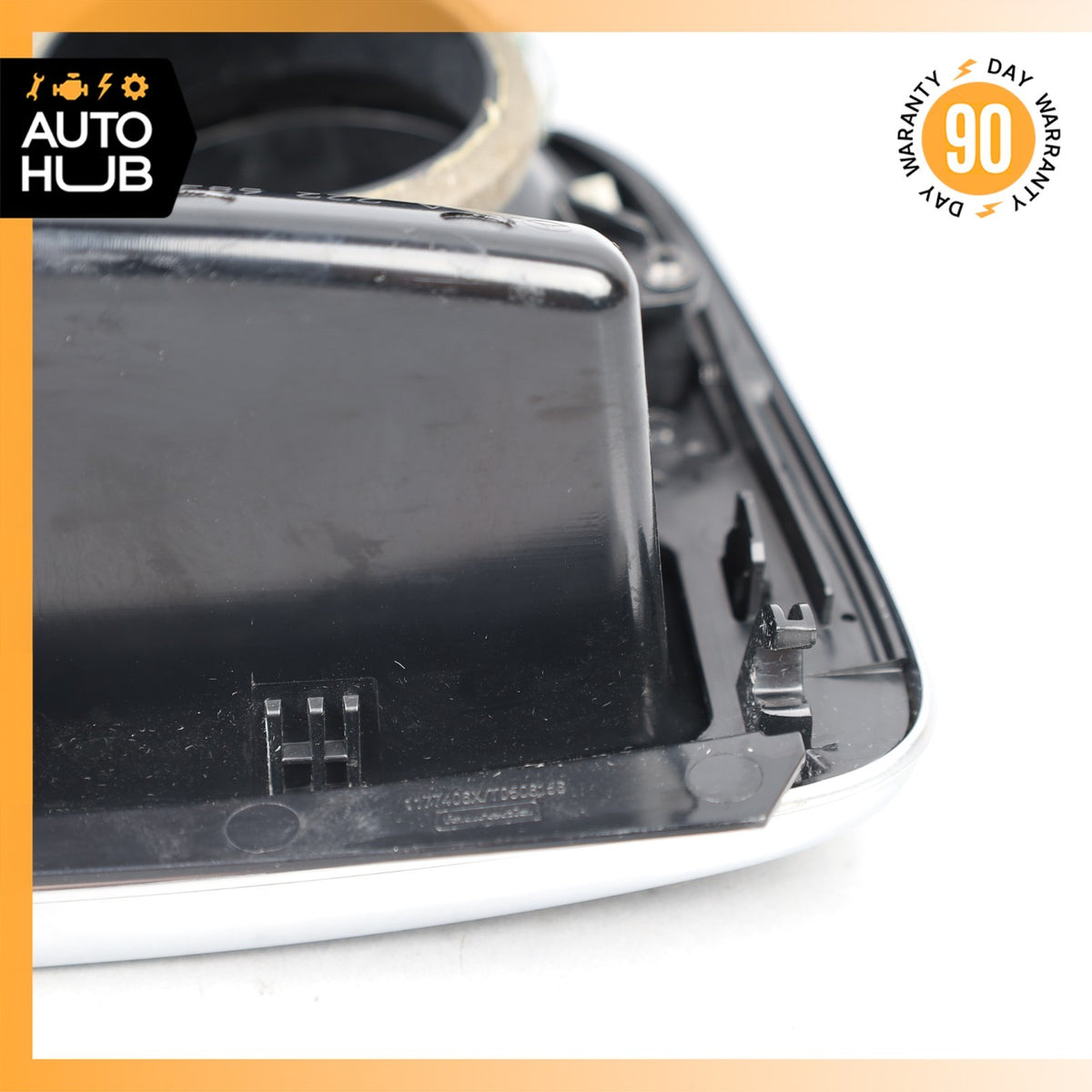 14-20 Mercedes W222 S550 Sedan Rear Center Console AC Air Vent Trim Black OEM - photo 21